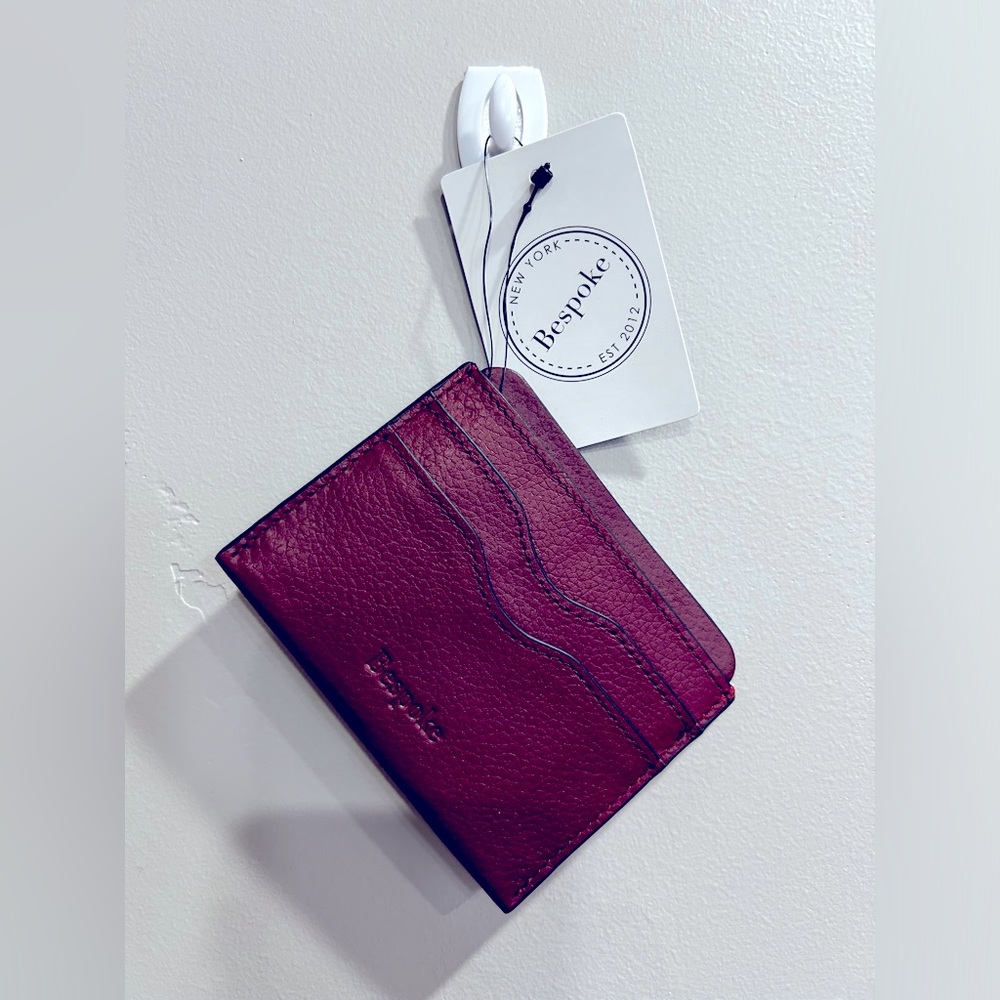 Bespoke Men’s Pebble Leather Card Wallet